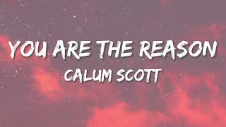 Calum Scott  You Are The Reason Lyrics [upl. by Mairym]