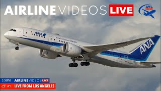 🔴LIVE LAX PLANE SPOTTING Watch Arrivals and Departures [upl. by Aisnetroh507]