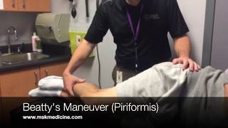 Beattys maneuver Piriformis [upl. by Enelrihs114]