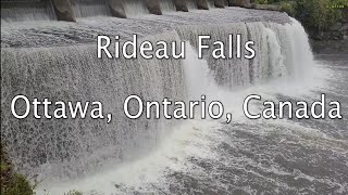 4K Walking Tour of Rideau Falls Ottawa Ontario Canada [upl. by Xer485]