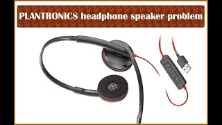 plantronics headphone speaker loose contact repair [upl. by Goodhen]