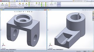 SolidWorks Exercises for Beginners  4  SolidWorks Part Modeling Practice Tutorial [upl. by Neenej370]