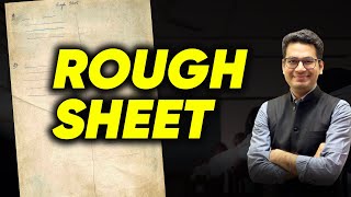 JEE Main 2024 How to use Rough Sheets in the Exam Hall [upl. by Mirilla329]