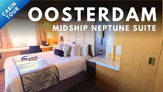 Holland America Neptune Suite Tour  Suite 7093 Oosterdam [upl. by Sucramrej210]