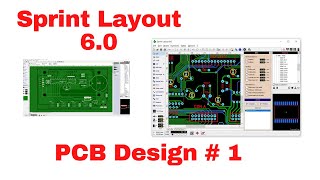 Professional PCB design using Sprint Layout 60 in Bangla  PCB design  1 [upl. by Aneehsak]