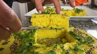 Best Instant Dhokla Recipe  Indian Appetiser  Gujarati Dhokra Recipe  Fluffy Dhokla Recipe [upl. by Reta668]