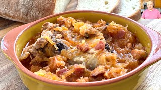 Pressure King Pro Bigos recipe if you like sauerkraut you must try it [upl. by Nnylsia]