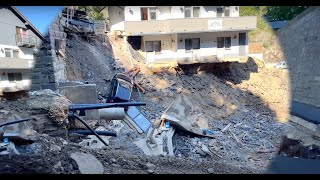 030921 Altenahr Baustelle quotAm Tunnelquot B267 Update Flutkatastrophe [upl. by Ellednahs]