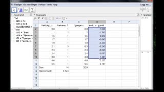 Standardavvik og varians med GeoGebra [upl. by Rozek]