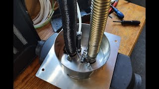 How i fitted my diesel heater using a turret part 2 [upl. by Airetak]