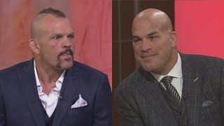 Chuck Liddell Tito Ortiz share fightin words and one nice thing about each other [upl. by Brunella438]