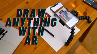 How To Draw With AR  Da Vinci Eye AR Art Projector App Review [upl. by Jarlathus442]