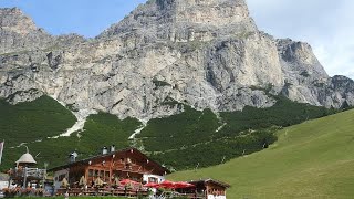 Dolomiten  Alta Badia  Colfosco  Edelweißhütte  Üita Puez [upl. by Ttehr]