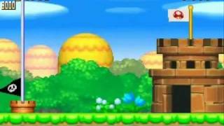 Guia New Super Mario Bros 100 Mundo 1 COMPLETO [upl. by Hildegarde]