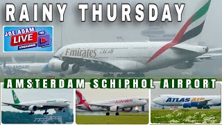 Thursday Departures amp Arrivals Live at Amsterdam Schiphol Airport  July 25th 2024 [upl. by Nomled]