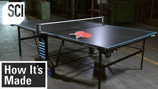 How To Build a Ping Pong Table  How Its Made [upl. by Eninnaej]