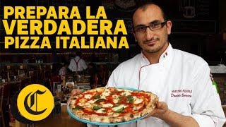 Prepara la verdadera pizza italiana [upl. by Flowers334]