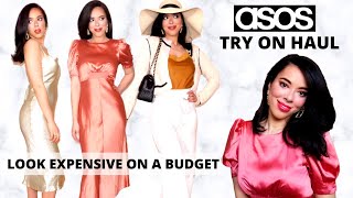 ASOS TRY ON HAUL  How to Look Expensive on a Budget  Feminine Fashion Tips [upl. by Lazor]