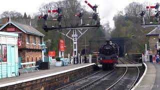 A Saturday Afternoon at Grosmont Station [upl. by Adnaloj]