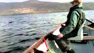 Salmon Fly Fishing Ireland Waterville [upl. by Oisinoid]