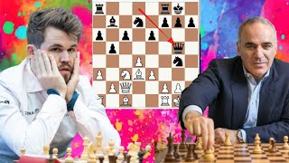 Famous Garry Kasparov vs Magnus Carlsen 13 [upl. by Kelwin]