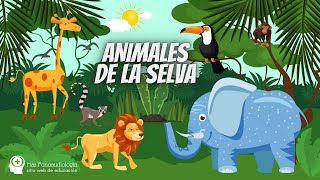 Animales de la selva  La jirafa [upl. by Panther]