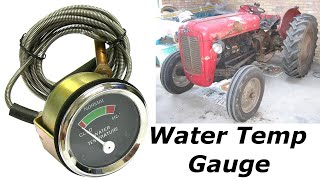 How to Fix a Tractor Water Temperature Gauge Massey Ferguson 35 [upl. by Ailugram241]