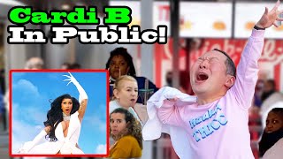 CARDI B  Up WAP I like it Bodak Yellow  DANCE IN PUBLIC [upl. by Novyart863]