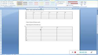 WORD ile Tablo Olusturma Konu Anlatımı [upl. by Rosena]