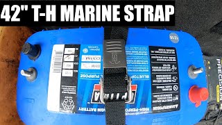 How To Use A TH Marine Battery Tie Down Strap [upl. by Arait]