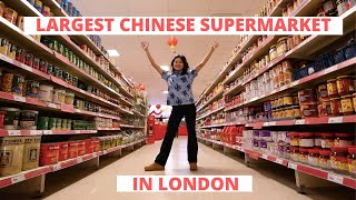 Largest Chinese Supermarket in London vlog [upl. by Nojad427]