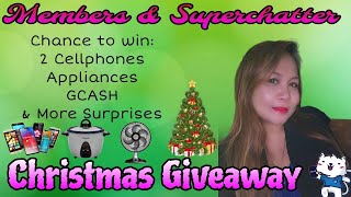 Kwentuhan with Entry for Members Superchatter Christmas Giveaway [upl. by Seyah]