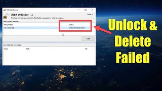 How to fix Iobit Unlocker v12 Cannot delete files Delete failed [upl. by Othe]