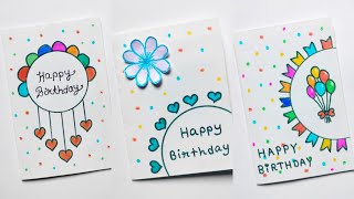 Easy amp Beautiful Birthday Greeting Card  Birthday Card  Greeting Card [upl. by Josepha]