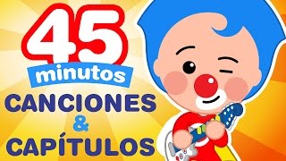 45 Minutos de Capitulos y Canciones Infantiles ♫ Dibujos Animados ♫ Plim Plim [upl. by Ynotna]