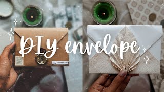 DIY envelope  Vintage themed envelope  Easy DIY [upl. by Shep30]