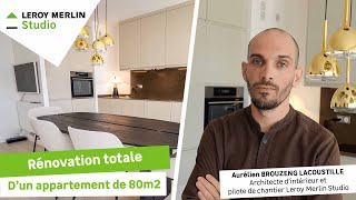 Rénovation totale dun appartement moderne de 80m2 ☀ [upl. by Ivar]