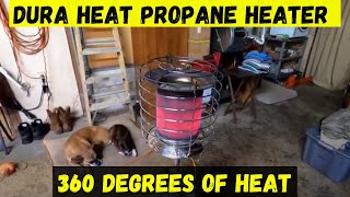 360 Degrees Of Heat  Dura Heat Propane Heater  Demo amp Review [upl. by Vonnie]