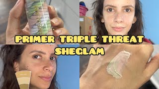 Resenha PRIMER Triple Threat Sheglam SHEIN [upl. by Elbertine319]