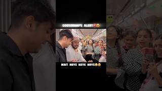 Singing In Metro 🚇 Gone Crazy With teamjhopdik  Kardiya Prank  2024 trending [upl. by Samale]