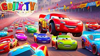 Cars Lightning McQueen  Part 2  Nursery Rhymes amp Kids Songs [upl. by Ingraham395]