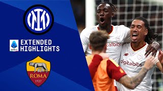 Inter Milan vs Roma Extended Highlights  Serie A  CBS Sports Golazo [upl. by Eenwahs]