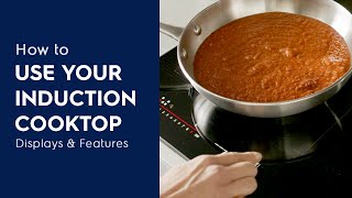 How to Use Your Induction Cooktop Displays amp Features [upl. by Aleekat]