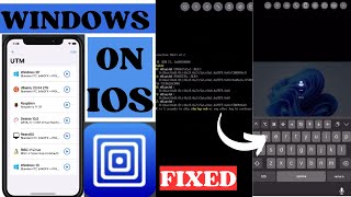 How to Install Windows on iPhone amp iPad with UTM iOS Virtual Machine [upl. by Jocelin]