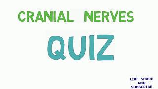 CRANIAL NERVES QUIZ  Medical Exam Preparation  FMGE MCI [upl. by Decamp]