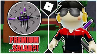 How to get the quotPREMIUMSALADquot BADGE  PREMIUMSALAD MORPH in PIGGY RP  INFECTION ROBLOX [upl. by Chabot828]