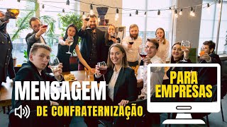 Sua equipe vai se emocionar  MENSAGEM CONFRATERNIZAÇÃO PARA EMPRESAS mdvozreal [upl. by Namor]