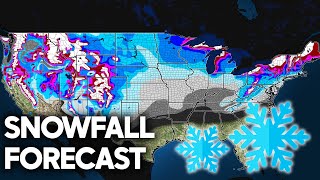 Snowfall Forecast Winter 2023  2024 OFFICIAL [upl. by Irolam]