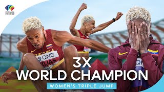 Womens long jump final  World Indoor Championships Belgrade 2022 [upl. by Solim]