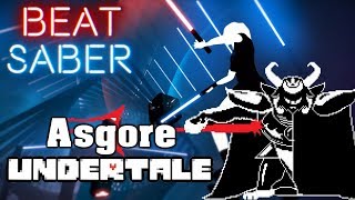 Beat Saber  Asgore  Undertale custom song  FC [upl. by Nalid]